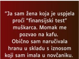 JA SAM ŽENA K0JA JE USPJELA PR0ĆI FINANSIJSKI TEST MUŠKARCA..