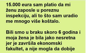 Platio da mu ZAPOSLE ženu ali PRAVI ŠOK je tek USLEDIO!