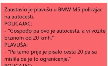 VIC DANA !!! PLAVUŠA NA AUTOCESTI
