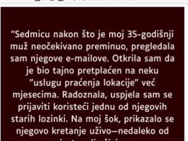 “Sedmicu nakon što je moj 35-godišnji muž neočekivano preminuo…”