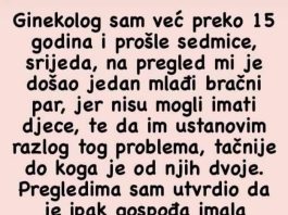 Ginekolog sam više od 15 godina i prošli tjedan kod mene je došao mladi …