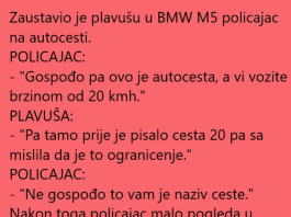 VIC DANA !!! PLAVUŠA NA AUTOCESTI