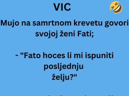 VIC DANA: Mujo na samrtnom krevetu…