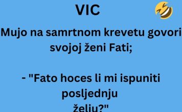 VIC DANA: Mujo na samrtnom krevetu…
