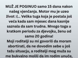 Saznala je da je trudna nakon pogibije muža a onda je odlučila ovo …
