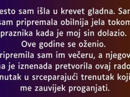 “Često sam išla u krevet gladna…”