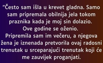 “Često sam išla u krevet gladna…”