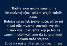 “Radila sam noćnu smjenu na intenzivnoj njezi… “Radila sam noćnu smjenu na intenzivnoj njezi… - featured image