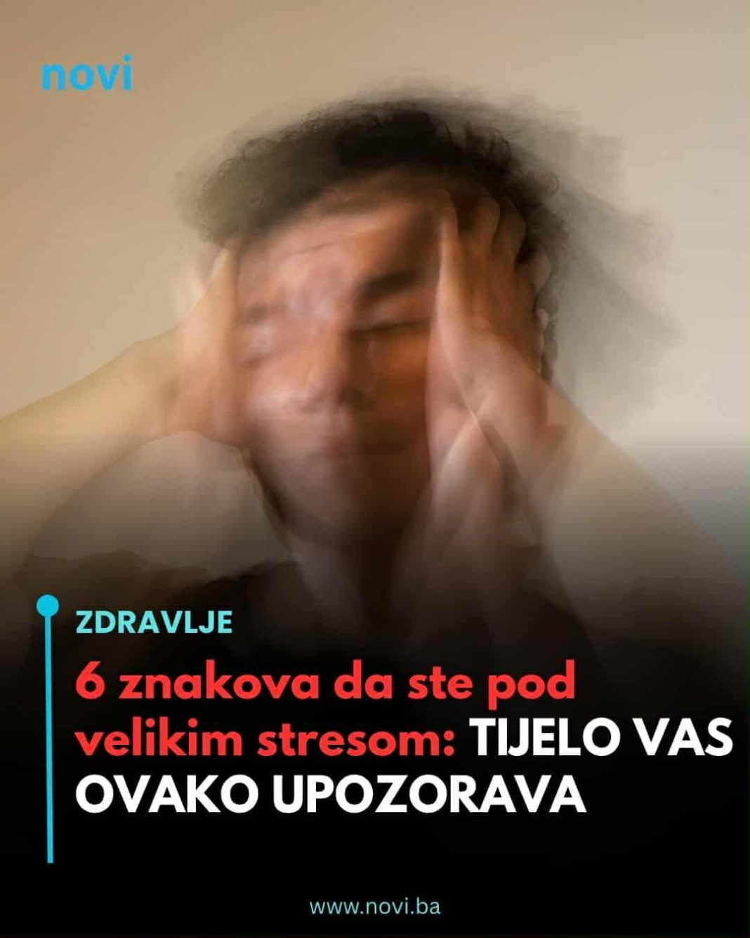 6 znakova da ste pod velikim stresom: TIJELO VAS OVAKO UPOZORAVA - featured image 6 znakova da ste pod velikim stresom: TIJELO VAS OVAKO UPOZORAVA - featured image