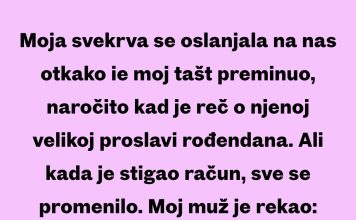 Nisam platio za 68. rođendan svoje svekrve — Ne može me više iskorišćavati Nisam platio za 68. rođendan svoje svekrve — Ne može me više iskorišćavati - featured image