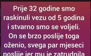 “Prije 32 godine smo raskinuli vezu od 5 godina i stvarno smo se voljeli” “Prije 32 godine smo raskinuli vezu od 5 godina i stvarno smo se voljeli” - featured image