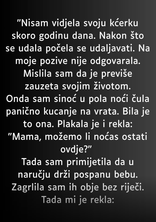 “Nisam vidjela svoju kćerku skoro godinu dana…” - featured image “Nisam vidjela svoju kćerku skoro godinu dana…” - featured image