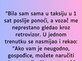 “Bila sam sama u taksiju u 1 sat poslije ponoći…” “Bila sam sama u taksiju u 1 sat poslije ponoći…” - featured image