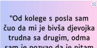 “Od kolege s posla sam čuo da mi je bivša djevojka trudna sa drugim…” “Od kolege s posla sam čuo da mi je bivša djevojka trudna sa drugim…” - featured image