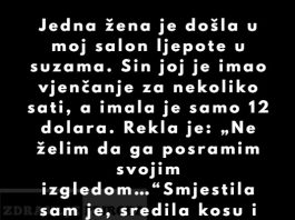 “Jedna žena je došla u moj salon ljepote u suzama.” “Jedna žena je došla u moj salon ljepote u suzama.” - featured image