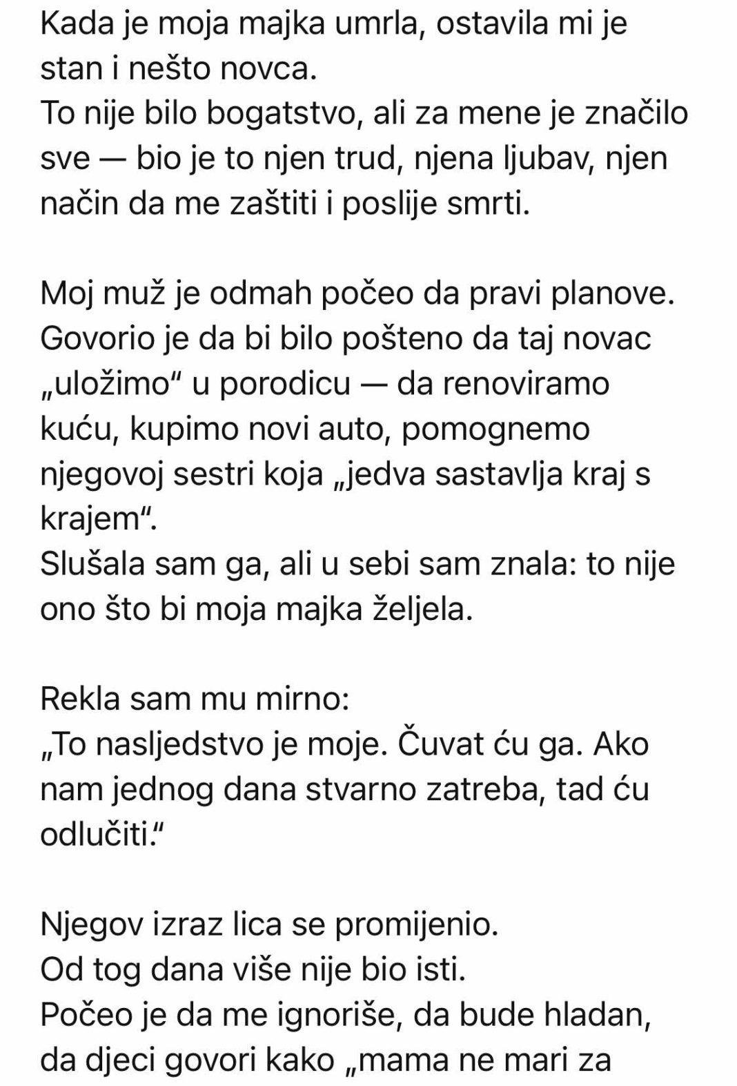 „Odbila sam da potrošim svoje nasljedstvo na porodicu, a moj muž se osvetio.“ - featured image