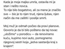 „Odbila sam da potrošim svoje nasljedstvo na porodicu, a moj muž se osvetio.“ „Odbila sam da potrošim svoje nasljedstvo na porodicu, a moj muž se osvetio.“ - featured image