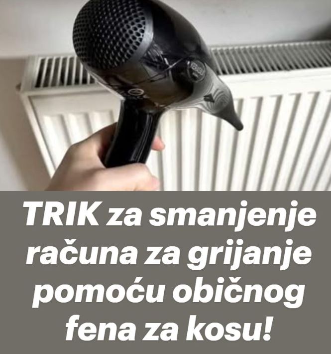 TRIK za smanjenje računa za grijanje pomoću običnog fena za kosu! - featured image TRIK za smanjenje računa za grijanje pomoću običnog fena za kosu! - featured image
