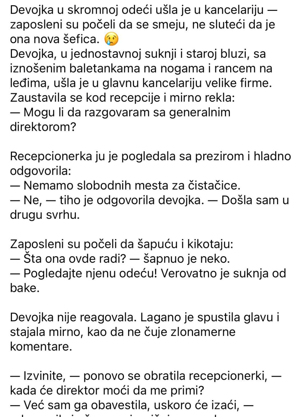 Devojka u skromnoj odeći ušla je u kancelariju — kolege su joj se smejale, ne znajući da je ona njihova nova šefica. - featured image Devojka u skromnoj odeći ušla je u kancelariju — kolege su joj se smejale, ne znajući da je ona njihova nova šefica. - featured image