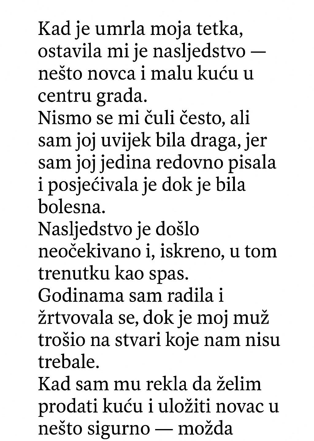 Odbila sam da potrošim svoje nasljedstvo na porodicu, a moj muž se osvetio… - featured image Odbila sam da potrošim svoje nasljedstvo na porodicu, a moj muž se osvetio… - featured image