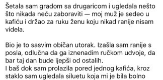 Ušla sam u kafić i videla ih zajedno — ali njen izraz lica sve je rekao Ušla sam u kafić i videla ih zajedno — ali njen izraz lica sve je rekao - featured image