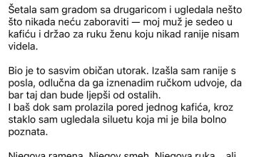 Ušla sam u kafić i videla ih zajedno — ali njen izraz lica sve je rekao Ušla sam u kafić i videla ih zajedno — ali njen izraz lica sve je rekao - featured image
