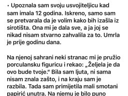 Upoznala sam svoju usvojiteljicu kad sam imala 12 godina… Upoznala sam svoju usvojiteljicu kad sam imala 12 godina… - featured image