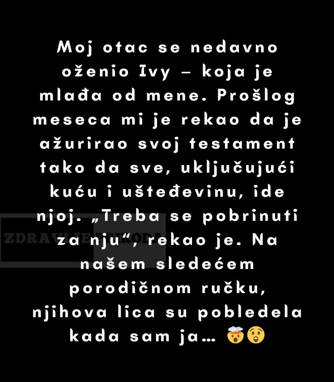 Otac me je izostavio iz testamenta zbog svoje nove žene — moja osveta je bila brza i brutalna - featured image