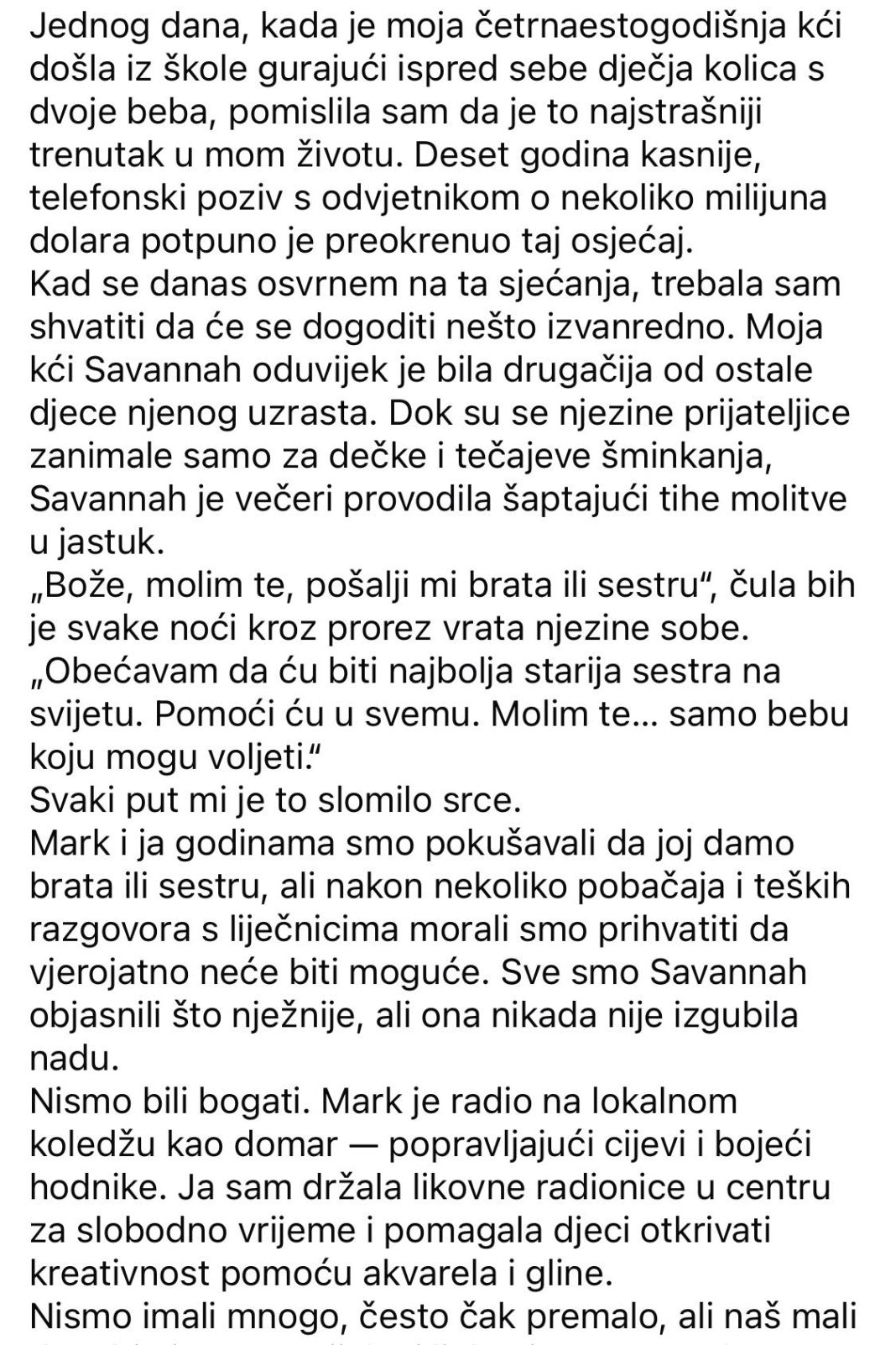 Kad je moja četrnaestogodišnja kći došla iz škole gurajući dječja kolica s dvoje novorođenčadi unutra, pomislila sam da je došao trenutak koji će zauvijek uzdrmati moj život. Deset godina kasnije — poziv odvjetnika o nasljedstvu od 4,7 milijuna dolara — dokazao je da nisam bila u krivu. - featured image