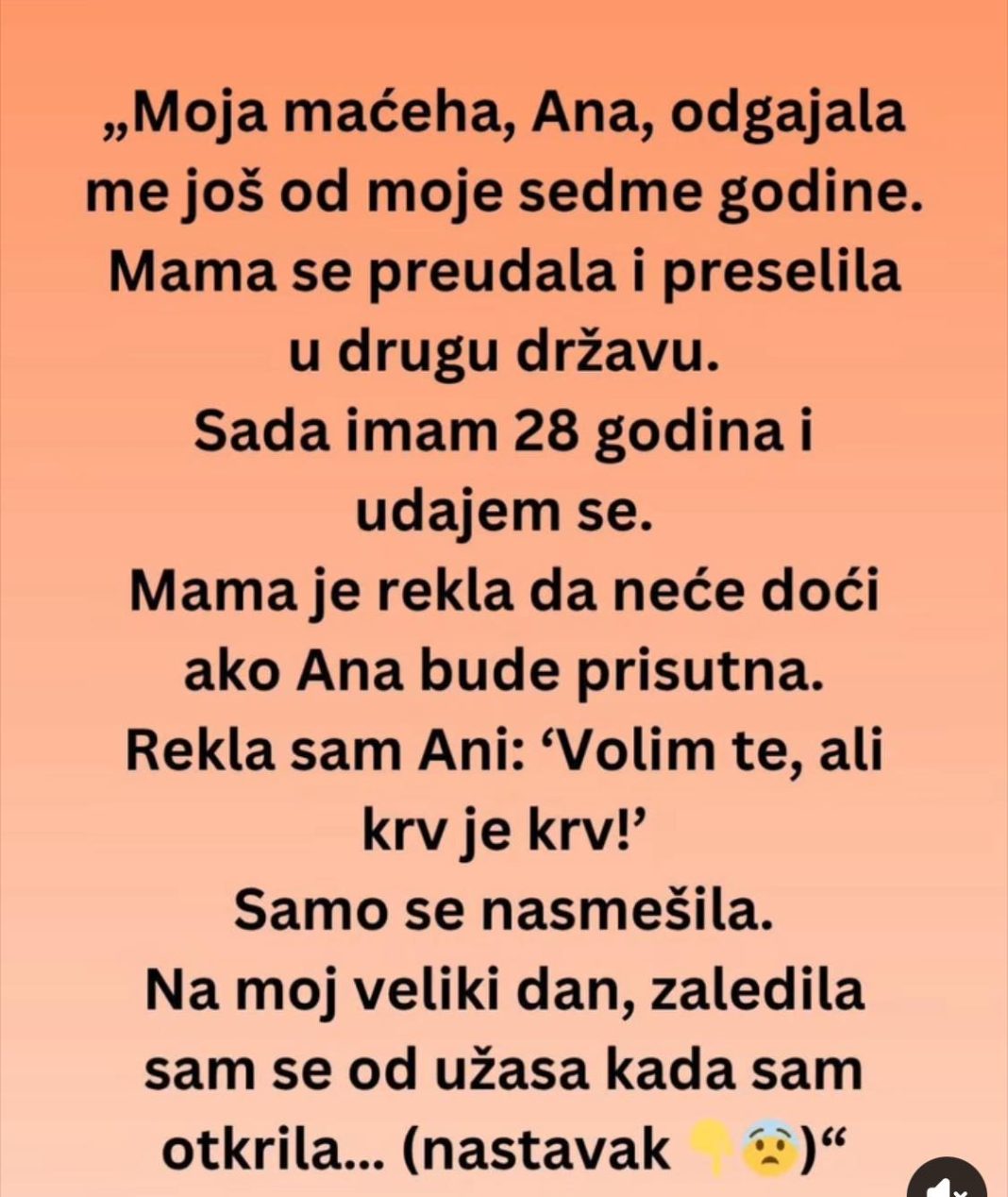“Maćeha, Ana, odgajala me još od moje sedme godine ali na dan vjenčanja… - featured image “Maćeha, Ana, odgajala me još od moje sedme godine ali na dan vjenčanja… - featured image