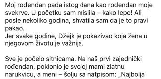 Moj muž je svojoj mami kupio televizor za 2000 dolara za rođendan, a meni — tiganj. Ono što sam ja pripremila, zapamtiće dugo. Moj muž je svojoj mami kupio televizor za 2000 dolara za rođendan, a meni — tiganj. Ono što sam ja pripremila, zapamtiće dugo. - featured image