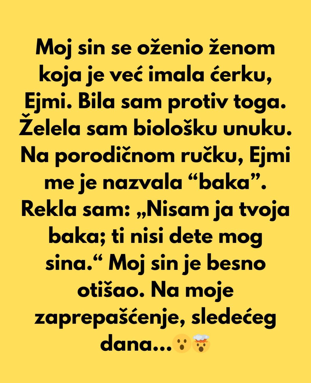 Odbila sam da me zovu bakom — i to je uništilo moju porodicu - featured image Odbila sam da me zovu bakom — i to je uništilo moju porodicu - featured image