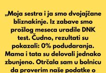 „Moja sestra i ja smo dvojajčane bliznakinje. Iz čiste zabave uradile smo DNK test prošlog meseca.” „Moja sestra i ja smo dvojajčane bliznakinje. Iz čiste zabave uradile smo DNK test prošlog meseca.” - featured image