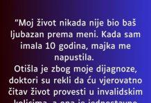 “Kada sam imala 10 godina, majka me napustila…” “Kada sam imala 10 godina, majka me napustila…” - featured image