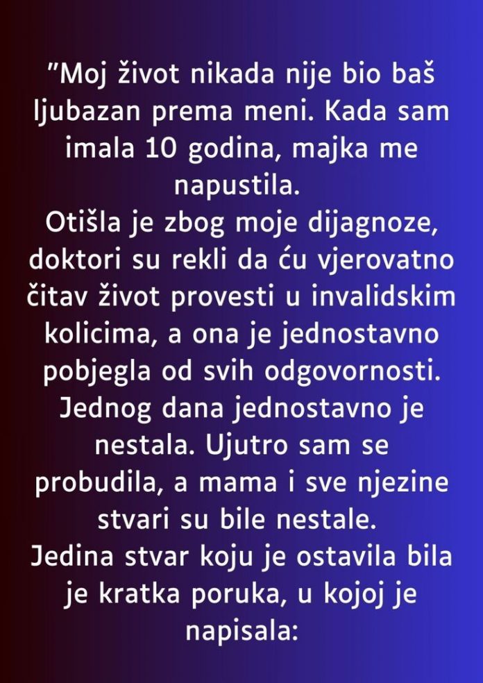“Kada sam imala 10 godina, majka me napustila…” - featured image “Kada sam imala 10 godina, majka me napustila…” - featured image