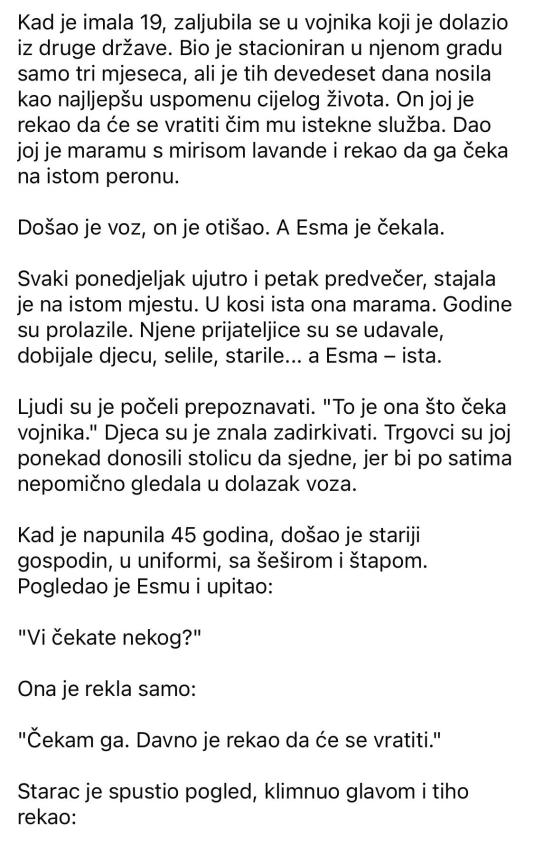 “Zvala se Esma. I nikad nije otišla s tog perona.” - featured image “Zvala se Esma. I nikad nije otišla s tog perona.” - featured image