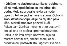 Obično ne slavimo praznike s rodbinom, ali za moju godišnjicu su insistirali da dođu… Obično ne slavimo praznike s rodbinom, ali za moju godišnjicu su insistirali da dođu… - featured image