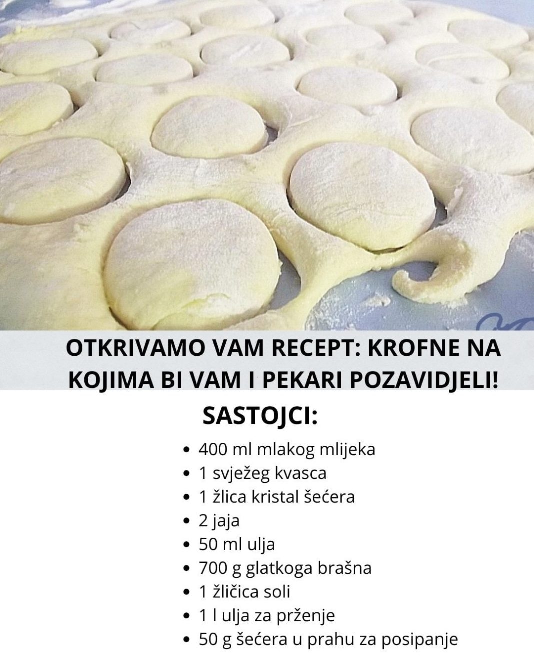 Vazdušaste, lagane i nestvarno ukusno: Donosimo vam najbolji recept za pamuk krofne - featured image Vazdušaste, lagane i nestvarno ukusno: Donosimo vam najbolji recept za pamuk krofne - featured image