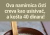 Ova namirnica čisti creva kao usisivač, a košta 40 dinara: Olakšava probavu i varene, utiče i na mršavljenje Ova namirnica čisti creva kao usisivač, a košta 40 dinara: Olakšava probavu i varene, utiče i na mršavljenje - featured image