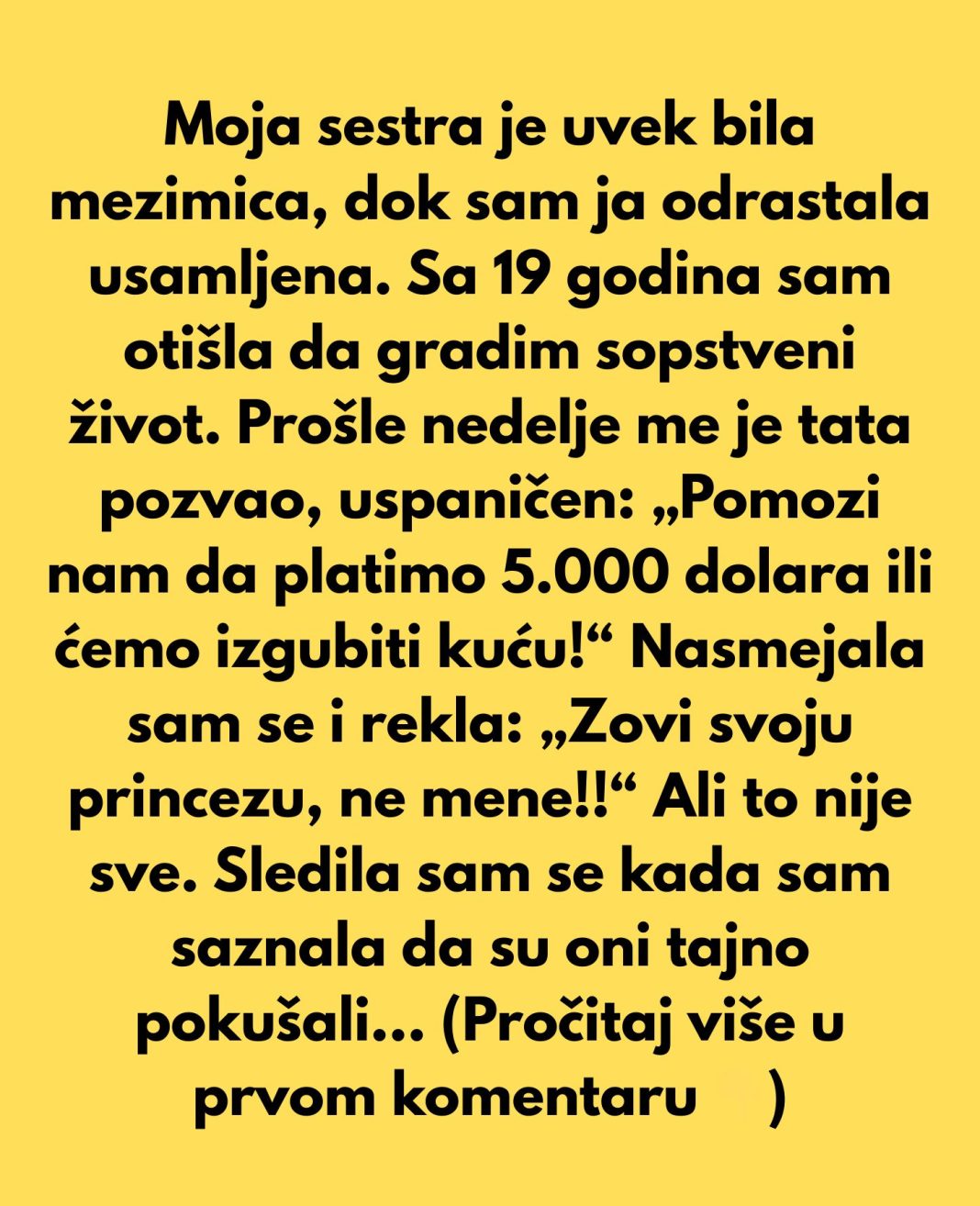 „Moja porodica me je ignorisala ceo život — a sada odjednom žele moju pomoć.“ - featured image