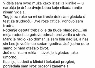 Videla sam muškarca sličnog mom mužu kako izlazi iz klinike sa dvoje beba koje nikada ranije nisam videla… Videla sam muškarca sličnog mom mužu kako izlazi iz klinike sa dvoje beba koje nikada ranije nisam videla… - featured image