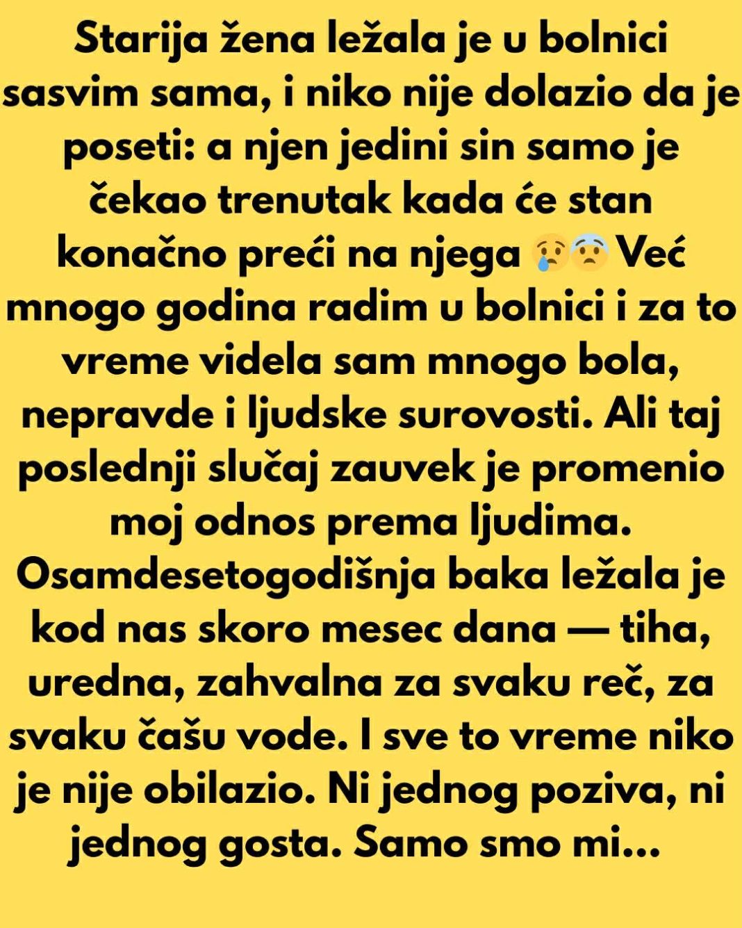 Priča iz bolničke sobe koja uči šta je prava vrednost blizine - featured image