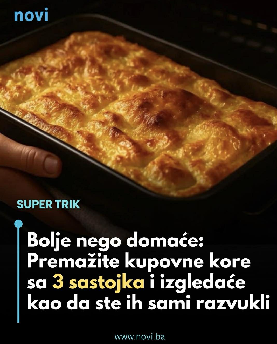 Bolje nego domaće: Premažite kupovne kore sa 3 sastojka i izgledaće kao da ste ih sami razvukli - featured image Bolje nego domaće: Premažite kupovne kore sa 3 sastojka i izgledaće kao da ste ih sami razvukli - featured image