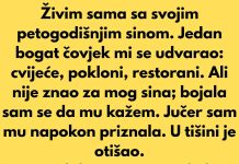 Živim sama sa svojim petogodišnjim sinom. Jedan bogat čovjek mi se udvarao: Živim sama sa svojim petogodišnjim sinom. Jedan bogat čovjek mi se udvarao: - featured image