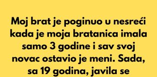 „Odbijam da platim fakultet svojoj bratanici, iako sam dobio nasledstvo njenog pokojnog oca.“ „Odbijam da platim fakultet svojoj bratanici, iako sam dobio nasledstvo njenog pokojnog oca.“ - featured image