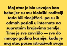 Moj otac je bio usvojen kao beba jer su mu biološki roditelji tada bili tinejdžeri. Moj otac je bio usvojen kao beba jer su mu biološki roditelji tada bili tinejdžeri. - featured image