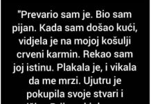 “Prevario sam je, kada sam došao kući… “Prevario sam je, kada sam došao kući… - featured image