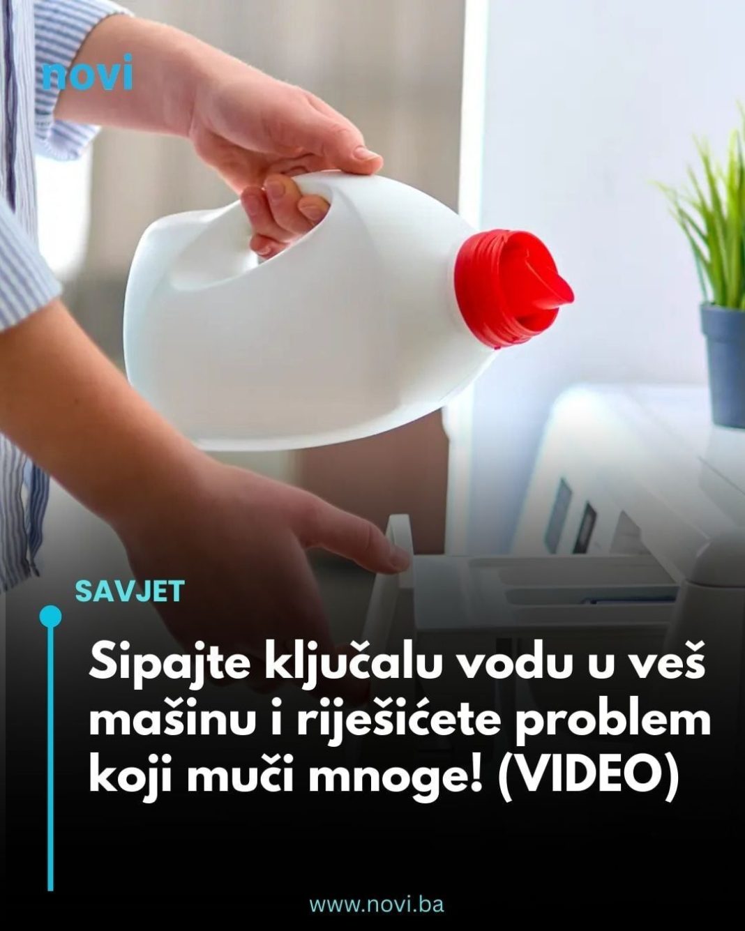 Sipajte ključalu vodu u veš mašinu i riješićete problem koji muči mnoge! - featured image