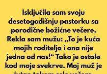 Isključila sam svoju desetogodišnju pastorku sa porodične božićne večere. Isključila sam svoju desetogodišnju pastorku sa porodične božićne večere. - featured image
