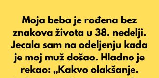 Sobala sam u bolnici, dok sam jecala, kada je muž došao i hladno rekao: „Kakvo olakšanje. Sad mogu da te ostavim bez osećaja krivice.“ Sobala sam u bolnici, dok sam jecala, kada je muž došao i hladno rekao: „Kakvo olakšanje. Sad mogu da te ostavim bez osećaja krivice.“ - featured image